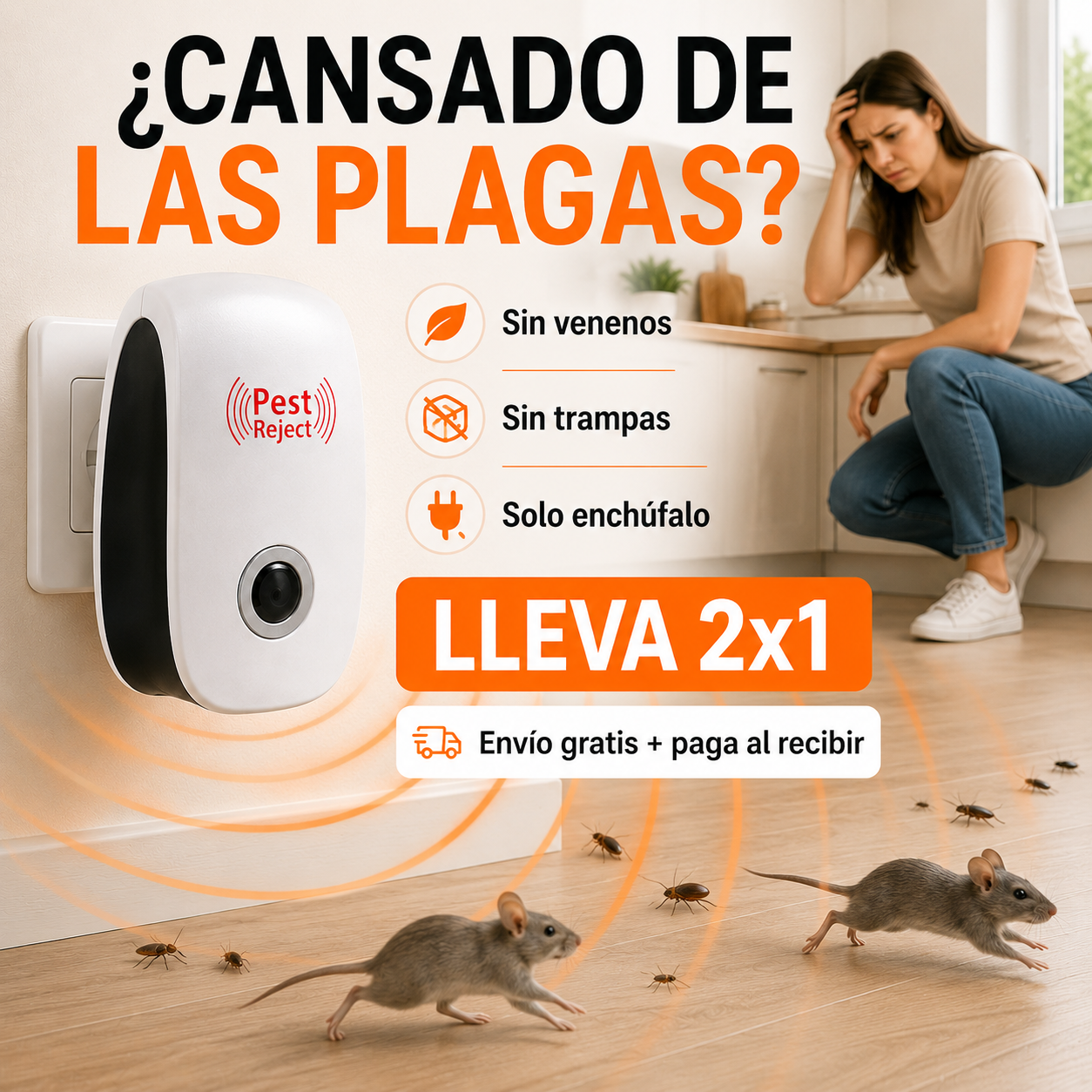 Protege tu hogar de ratones e insectos sin venenos ni trampas