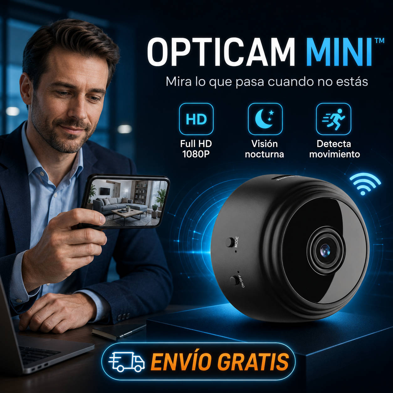 OptiCam Mini™: mira lo que pasa cuando no estás