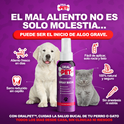 OralPet™: cuidado bucal fácil para perros Y gatos sin cepillado