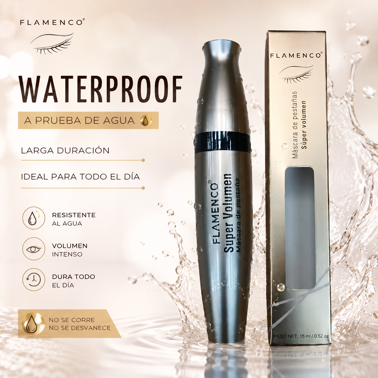 OFERTA FLASH 1+1: Máscara de Pestañas Super Volumen - Pack x2