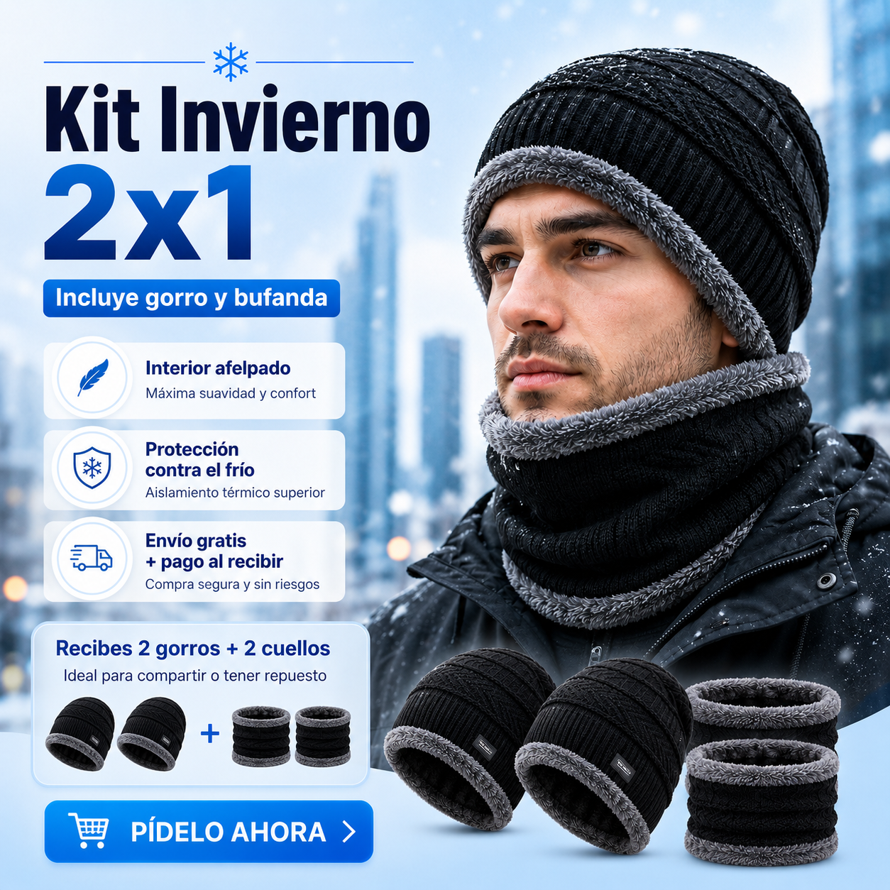 Set Polar Pro: Cero Frío en Segundos (2x1)