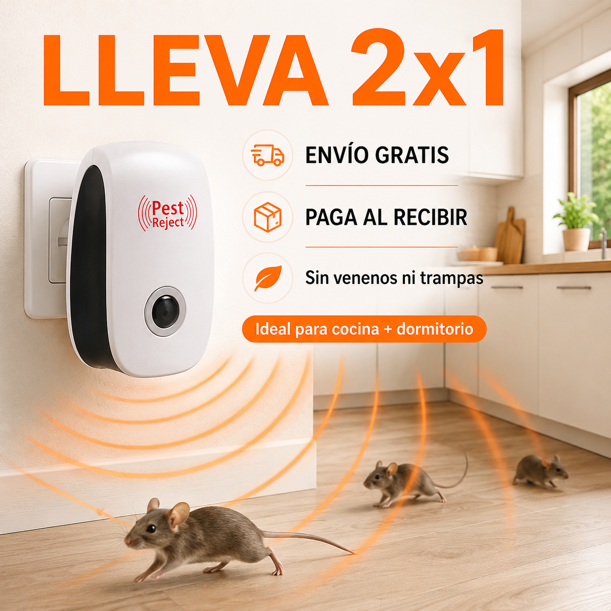 Protege tu hogar de ratones e insectos sin venenos ni trampas