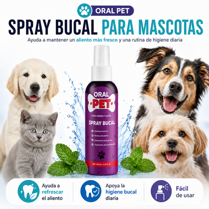 OralPet™: cuidado bucal fácil para perros Y gatos sin cepillado